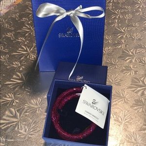 Swarovski Stardust pink lady fucsia bracelet. New!